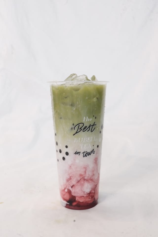 Strawberry Matcha Latte.