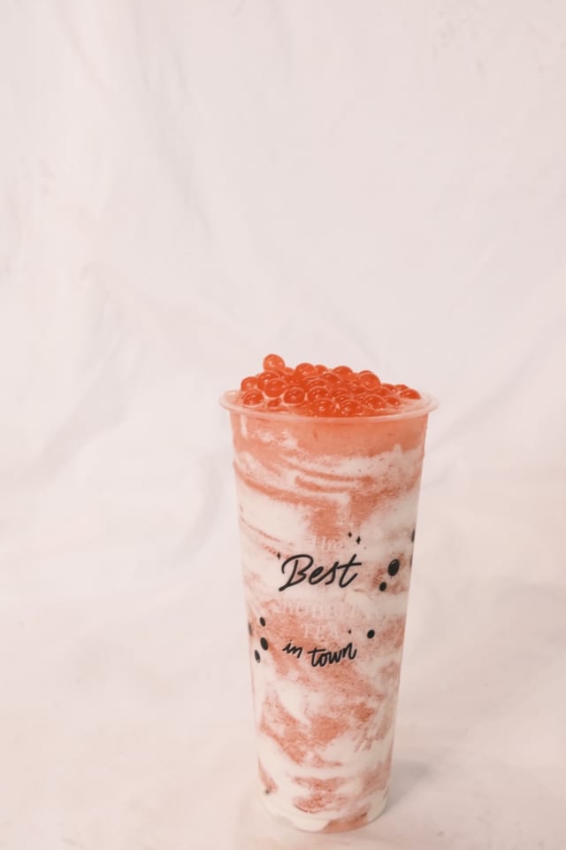 Strawberry Coconut Ice Blended.